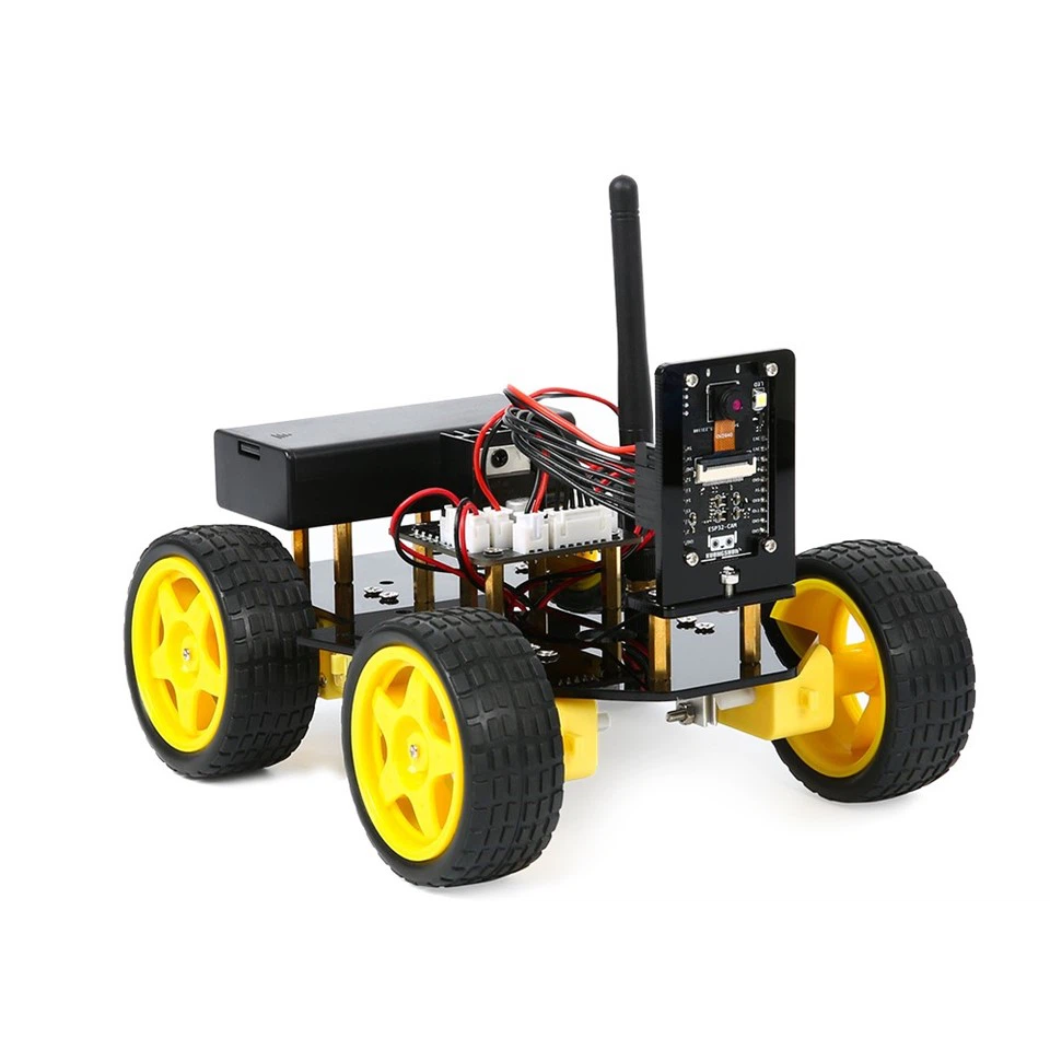 KUONGSHUN Programming TUTORIAL ESP32 Camera Robot Car Kit For Arduino