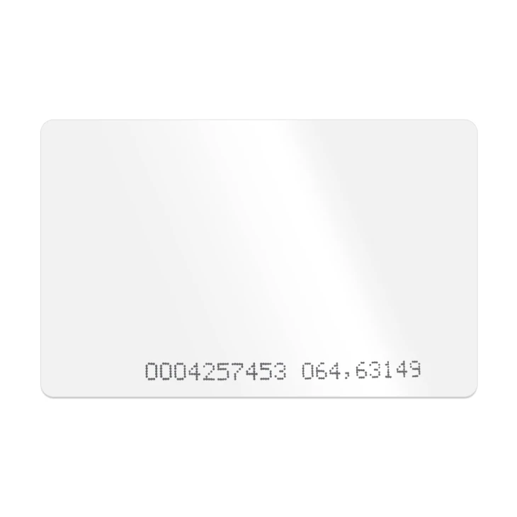 125KHZ RFID Cards EM4100 Proximity ID Cards For Access Control System 125KHZ RFID Cards EM4100 Proximity ID Cards For Access Control System